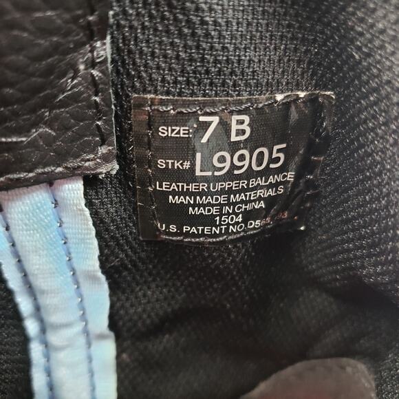 Justin Gypsy Womens Size 7 B Teal Black Leather Pull On Western Cowboy Boots - Picture 12 of 14